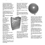silly balloon bag trick