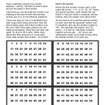 think of any number